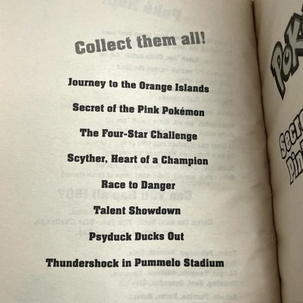 Lot of 3 Scholastic Paperback‎ Pokémon Books 2017 Ash Catchem Pikachu